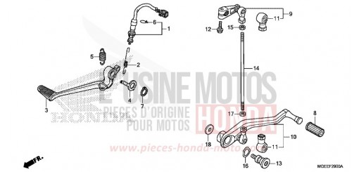 PEDALE VFR1200FF de 2015